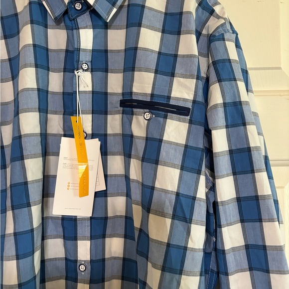 NWT Craft + Flow Long Sleeve Roll-Up Button-Down Shirt Plaid Size XL MSRP $65 - Picture 8 of 16